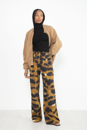 Christian Wijnants - Pamir Drawstring Trouser, Camel Tiger
