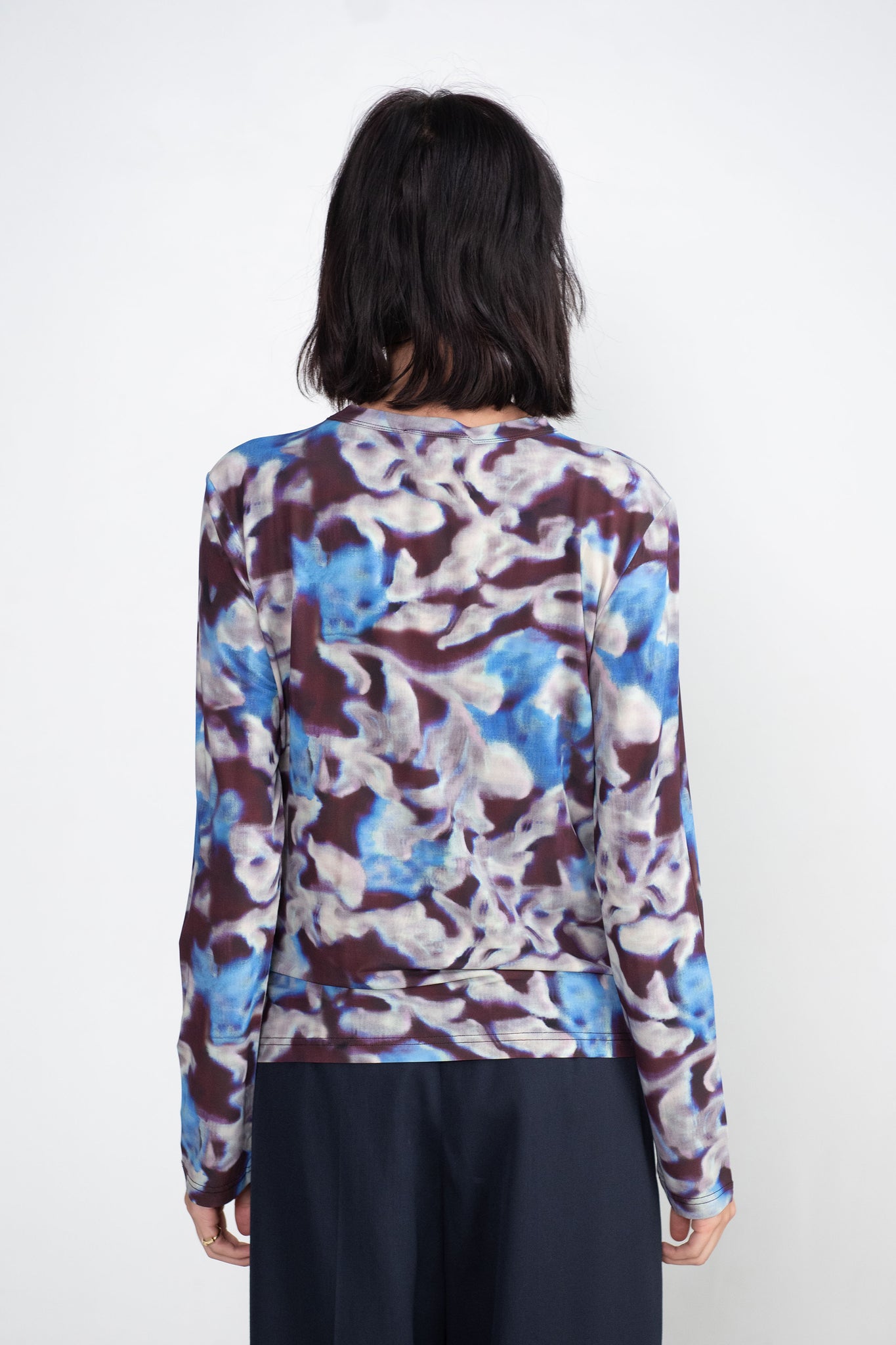 Christian Wijnants - Tad Long Sleeve T-Shirt, Khirai Blue