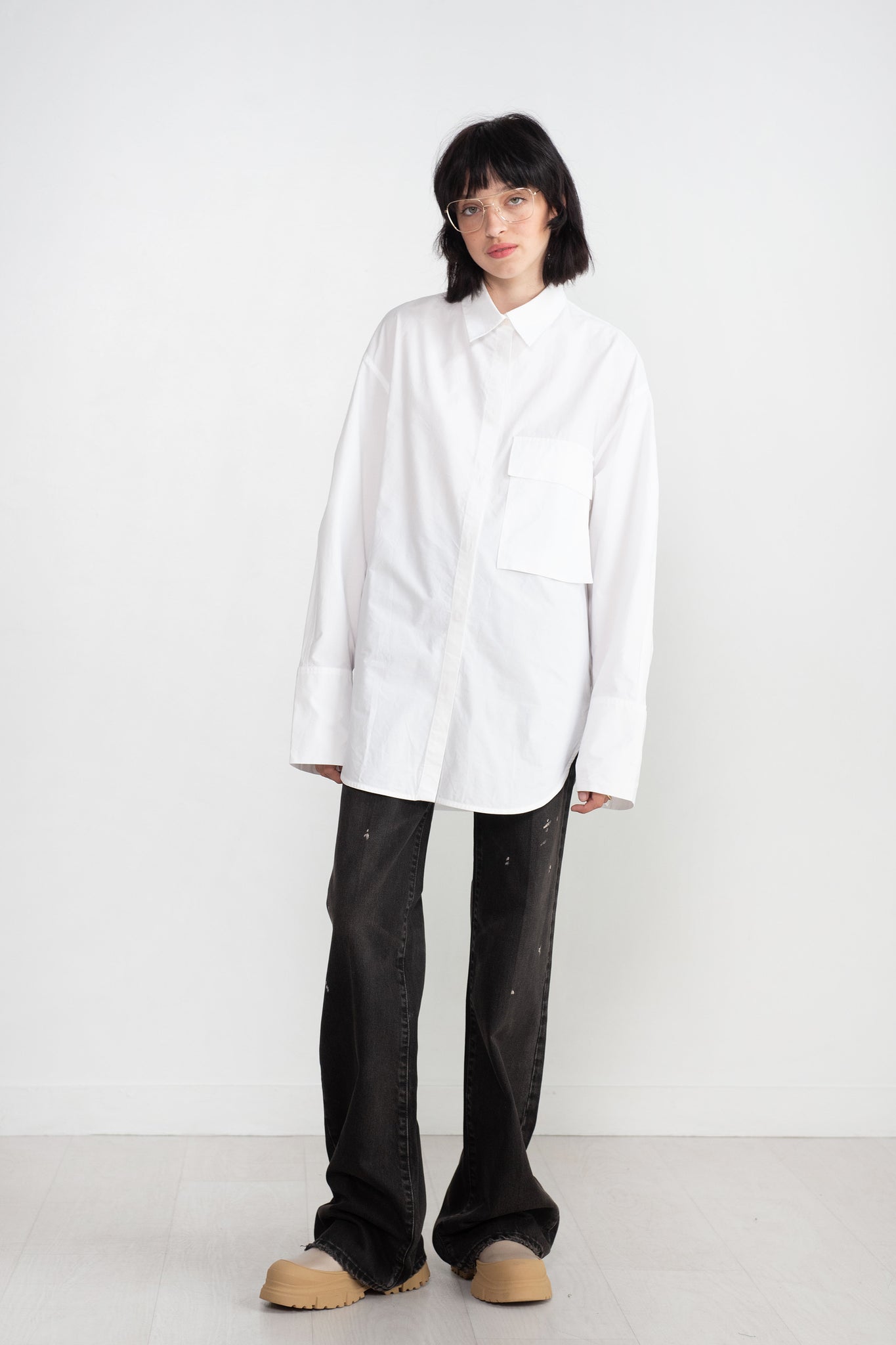 Christian Wijnants - Tempsey Button Down Shirt, White
