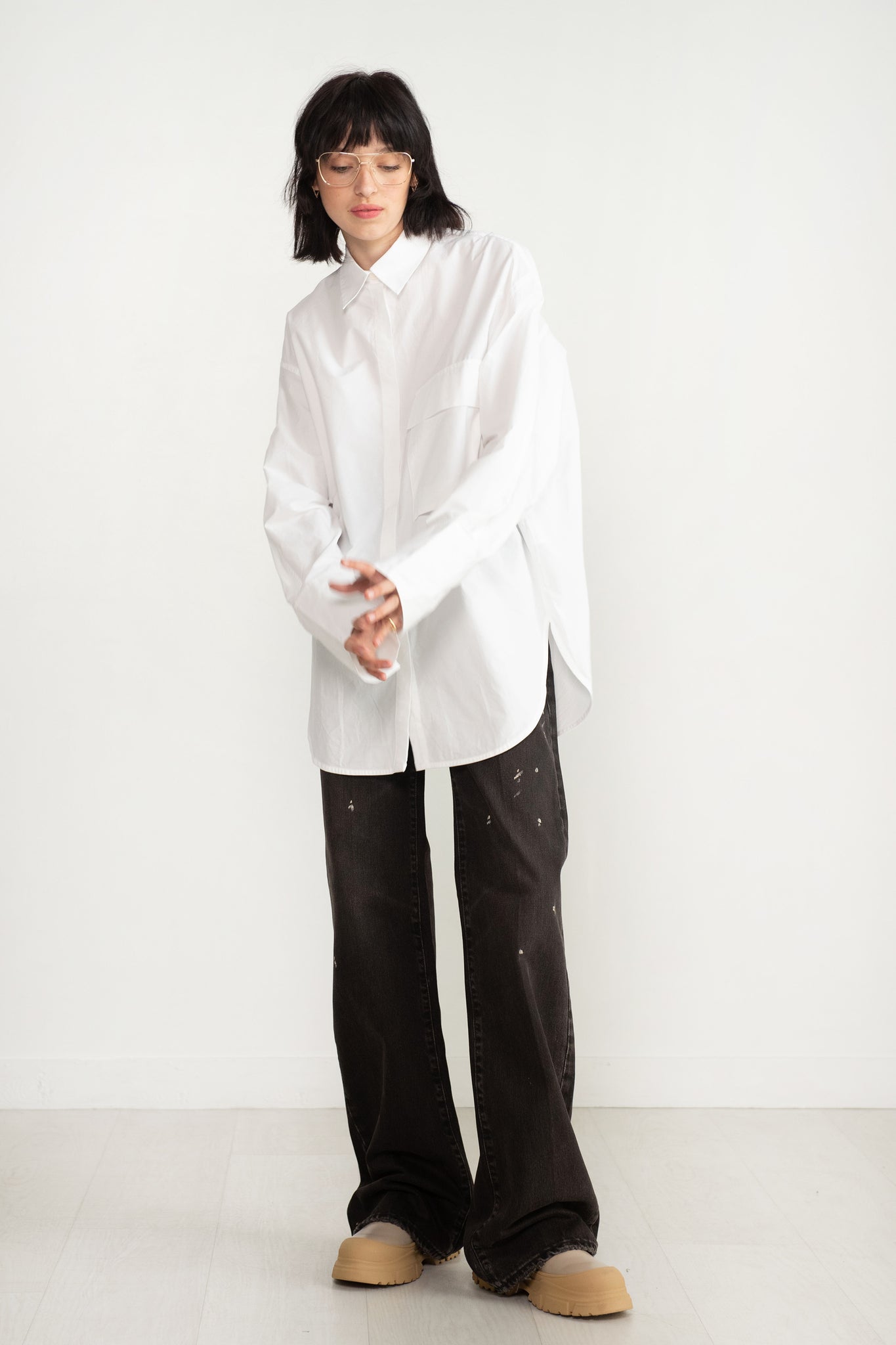 Christian Wijnants - Tempsey Button Down Shirt, White