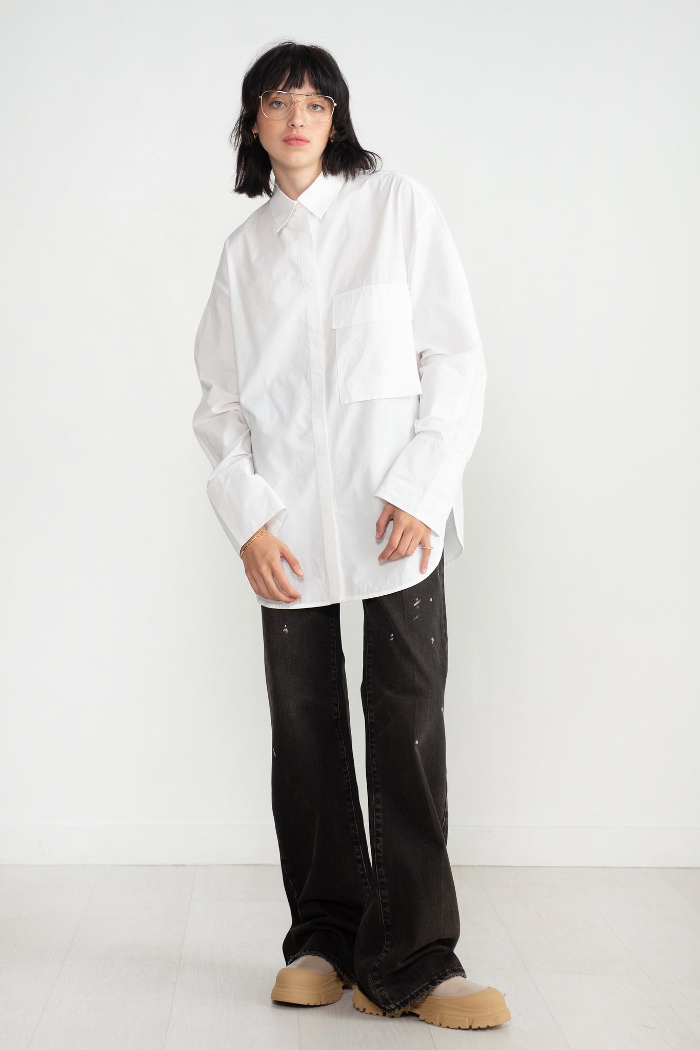 Christian Wijnants - Tempsey Button Down Shirt, White