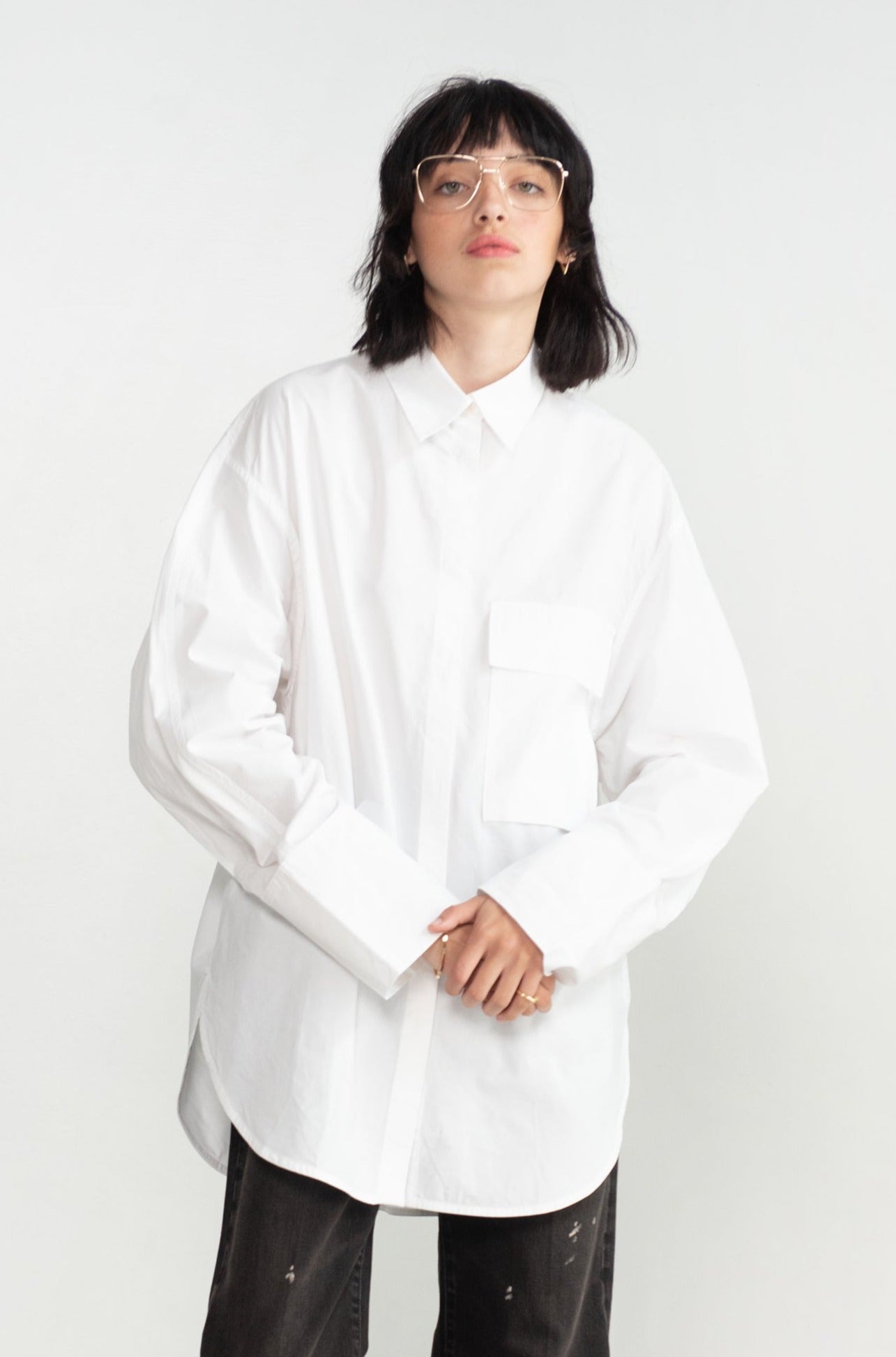 Christian Wijnants - Tempsey Button Down Shirt, White