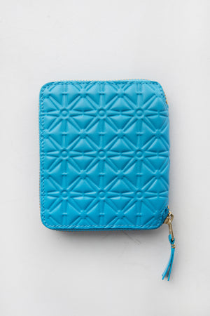 Comme des Garçons - Embossed Leather Wallet, Blue