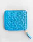 Comme des Garçons - Embossed Leather Wallet, Blue