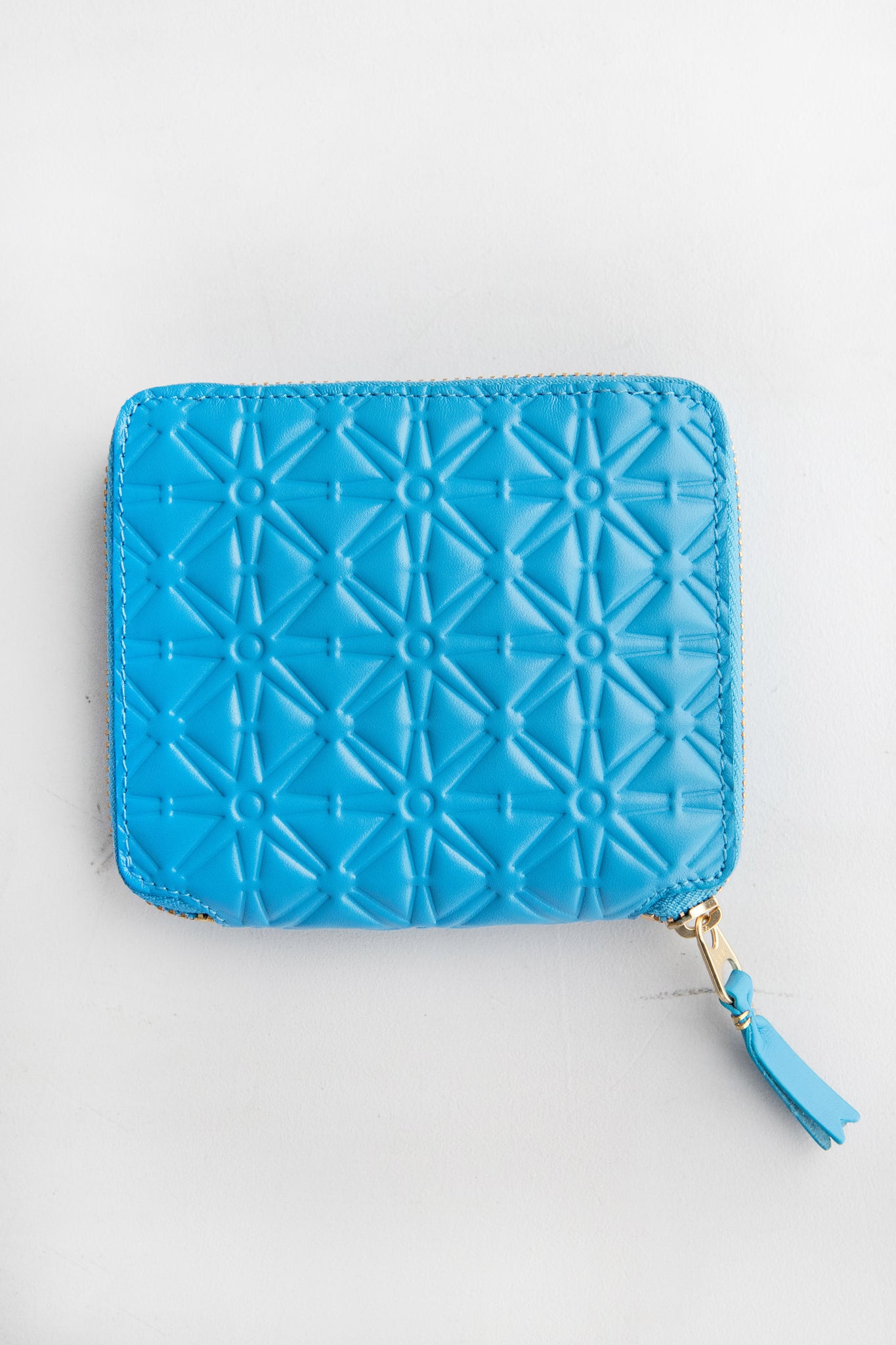 Comme des Garçons - Embossed Leather Wallet, Blue