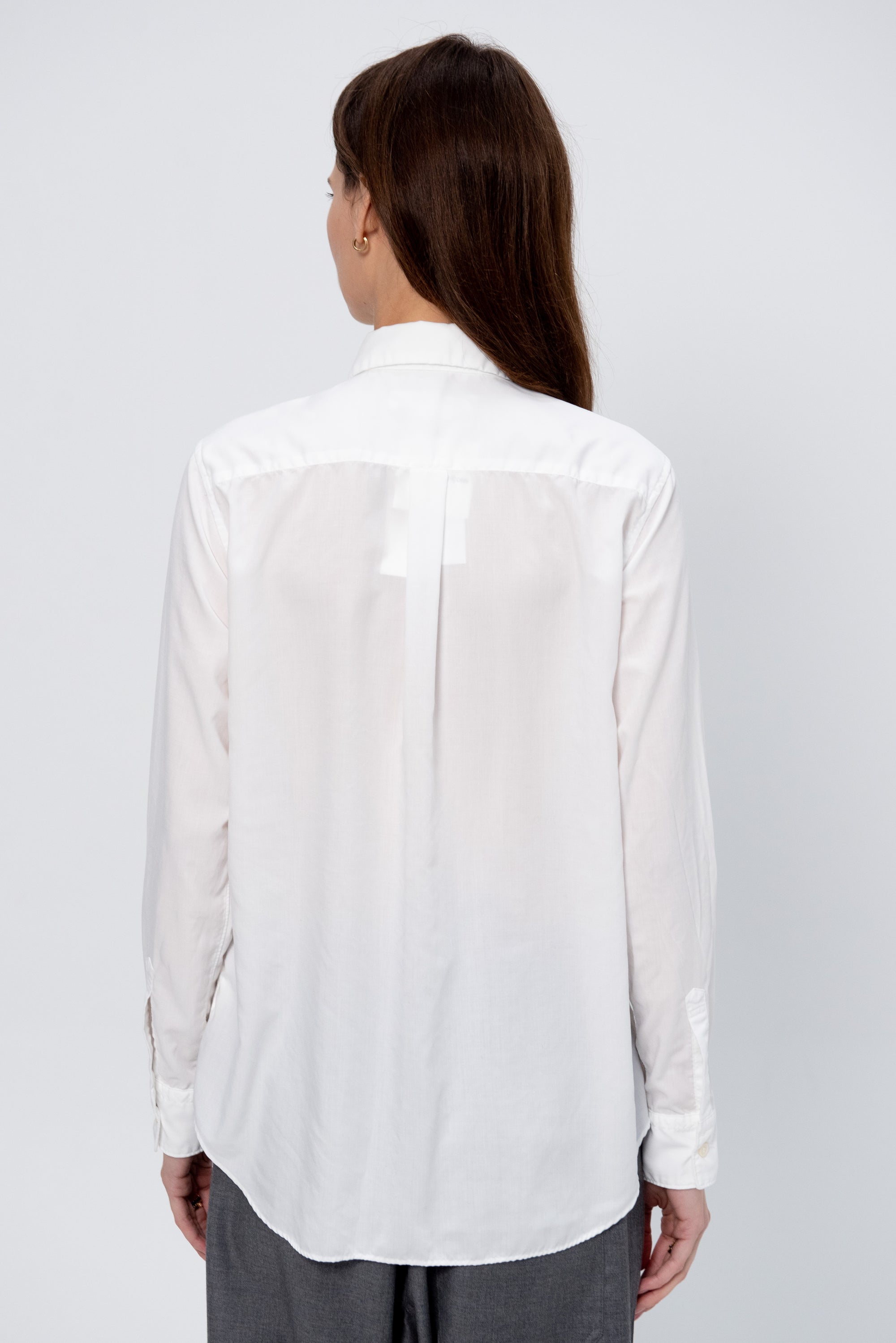 Button-Down Blouse, White