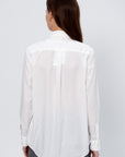 Button-Down Blouse, White