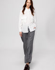 Button-Down Blouse, White