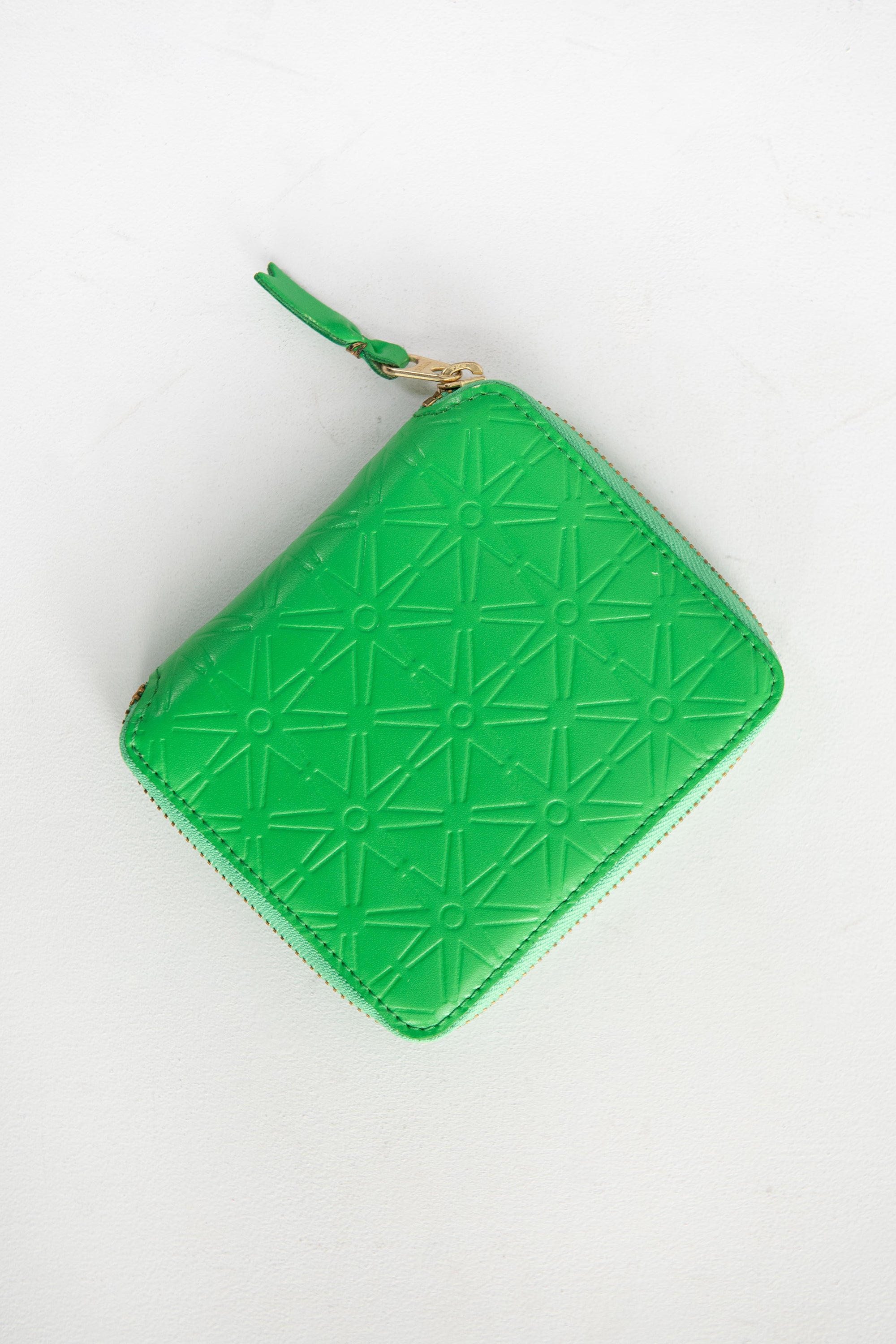 Comme des Garçons - Embossed Leather Wallet, Green