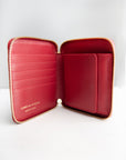 Comme des Garçons - Embossed Leather Wallet, Red
