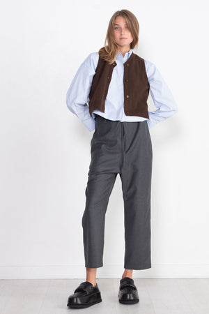 CORDERA - Wool and Cashmere Waistcoat, Brown