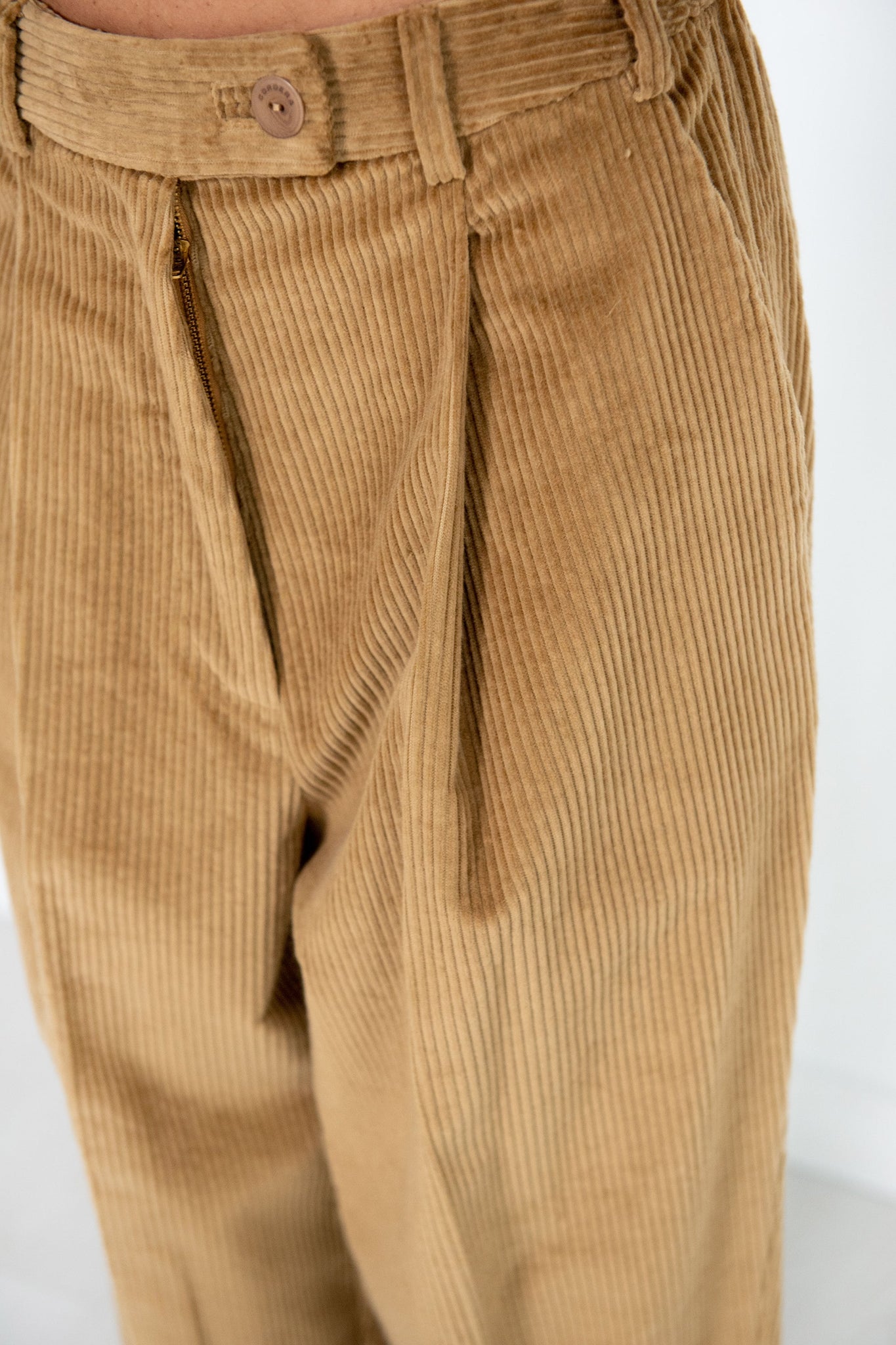 CORDERA - Cotton Cord Masculine Pants, Miel