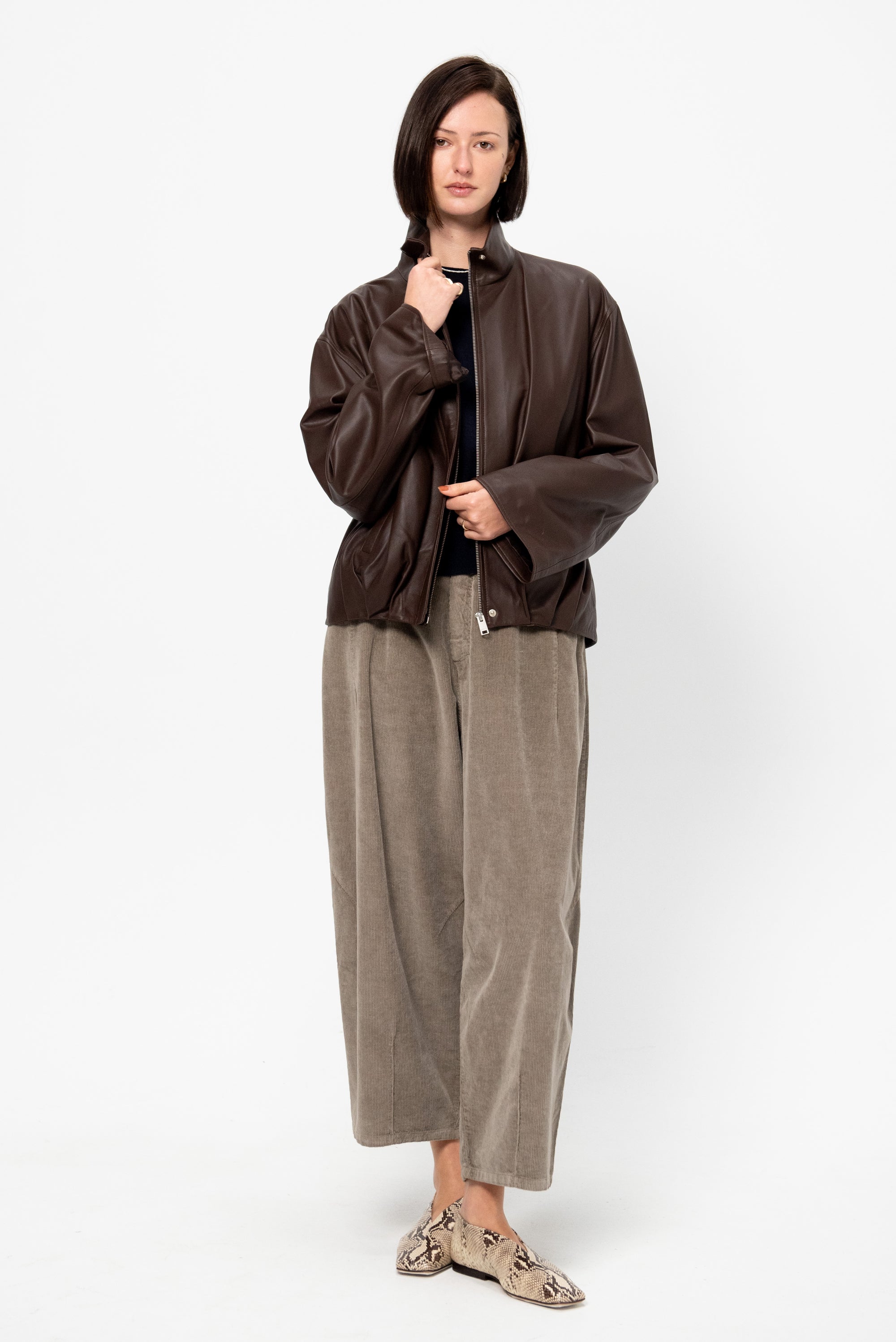 Corduroy Baggy Pants, Cobblestone