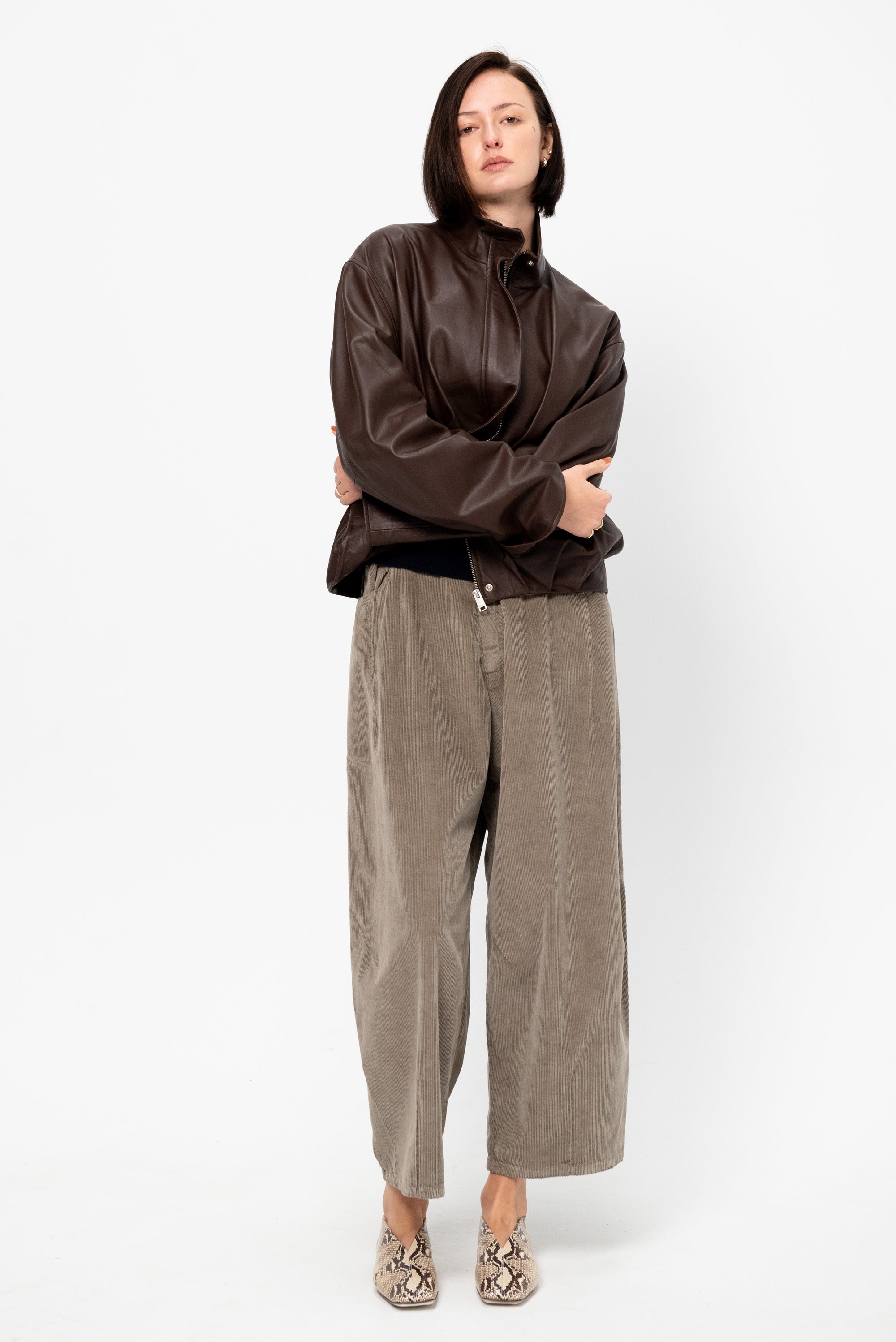 Corduroy Baggy Pants, Cobblestone