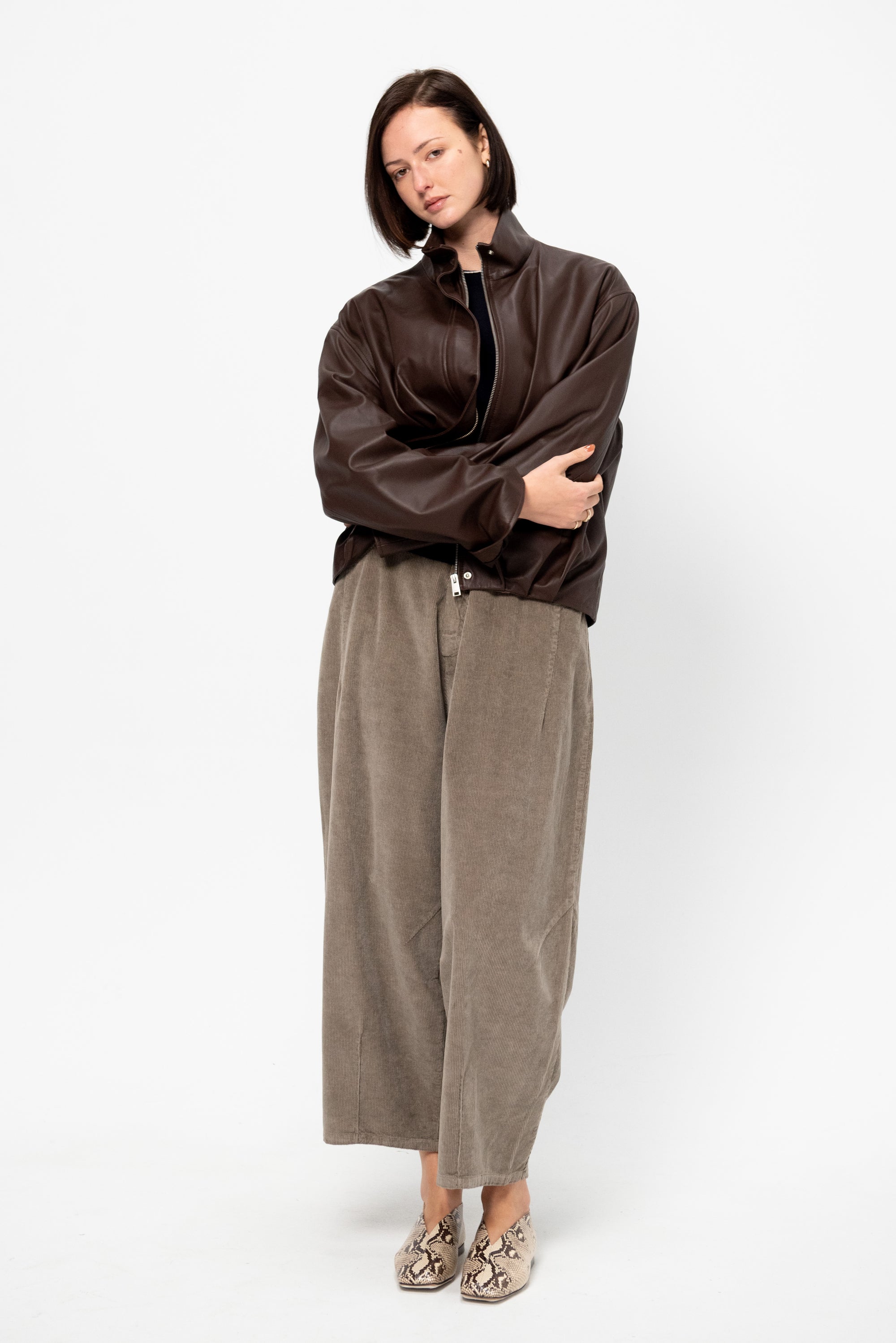 Corduroy Baggy Pants, Cobblestone