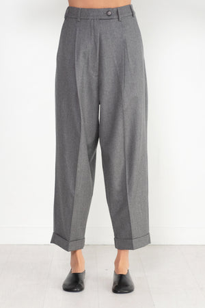 CORDERA - Wool Maculine Pants, Grey