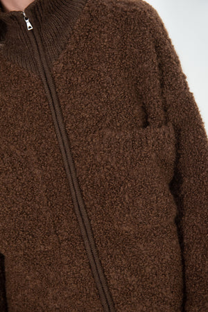 CORDERA - Wool and Mohair Jacket, Tierra