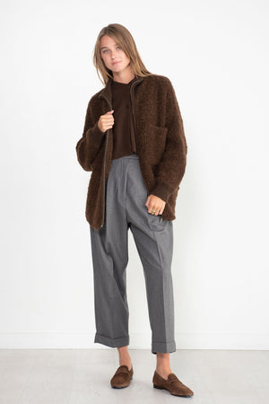 CORDERA - Wool and Mohair Jacket, Tierra