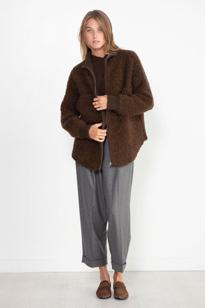 CORDERA - Wool and Mohair Jacket, Tierra
