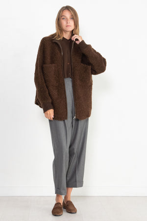 CORDERA - Wool and Mohair Jacket, Tierra