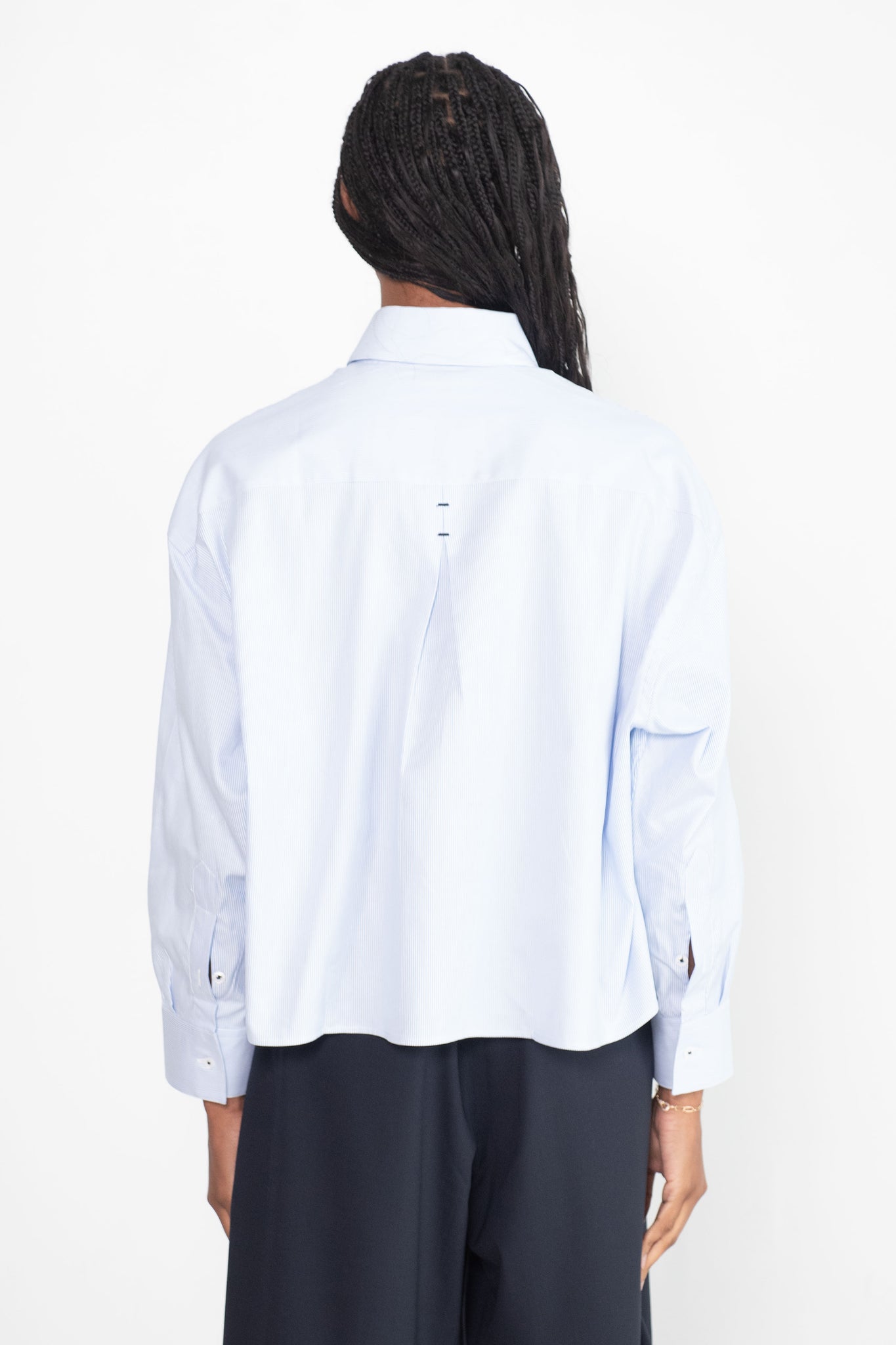 CORDERA - Oxford Shirt, Blue Stripe
