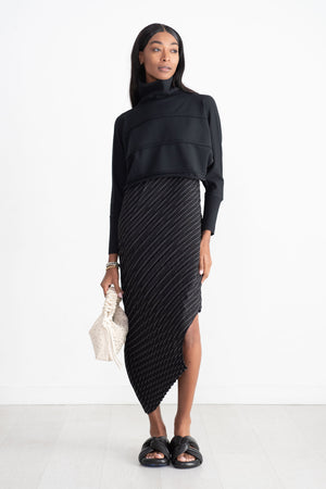 Pleats Please by Issey Miyake - Icy Knit, Black
