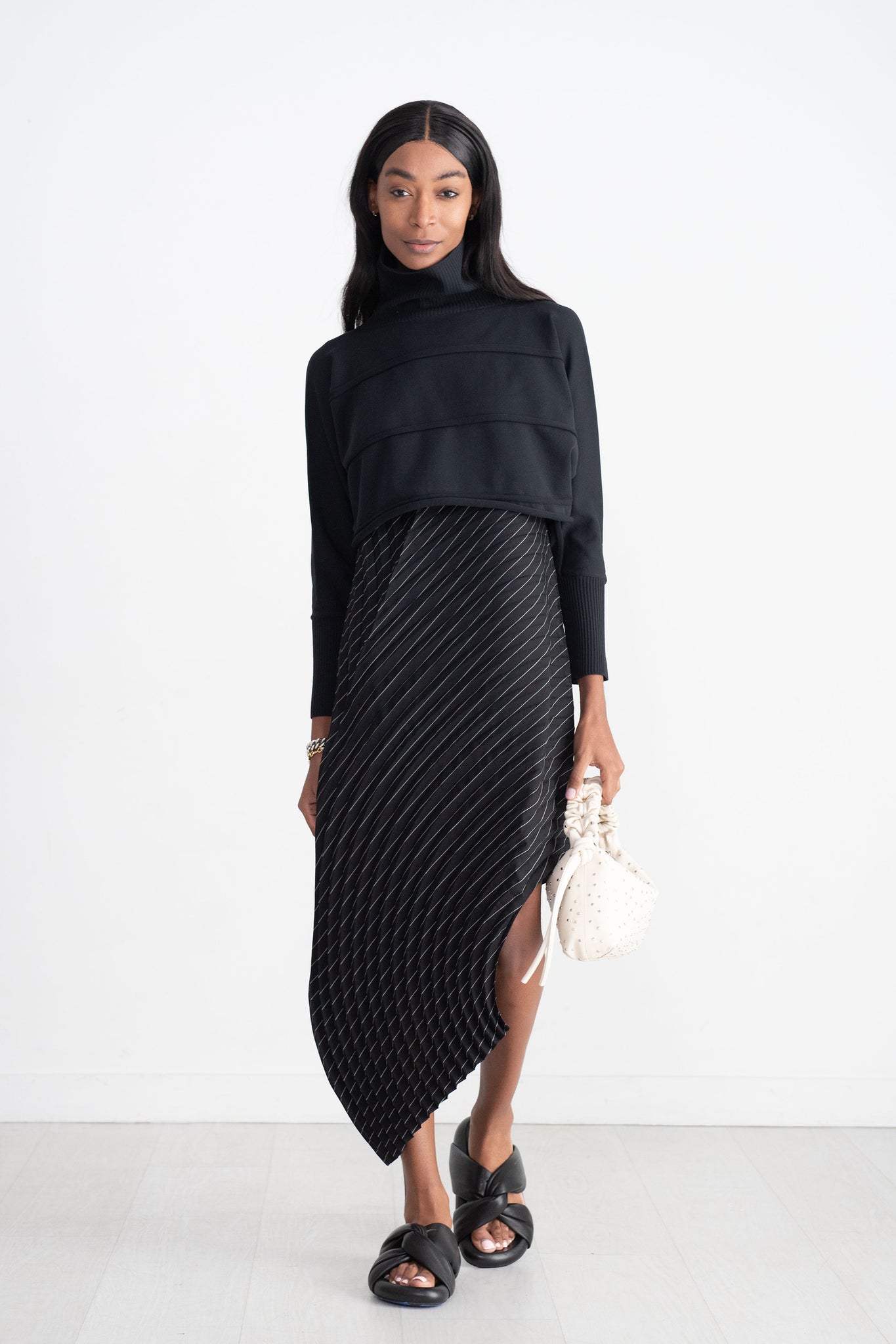 Pleats Please by Issey Miyake - Icy Knit, Black