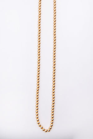 JOANNA DAHDAH - 3mm Beads Necklace, Yellow Gold