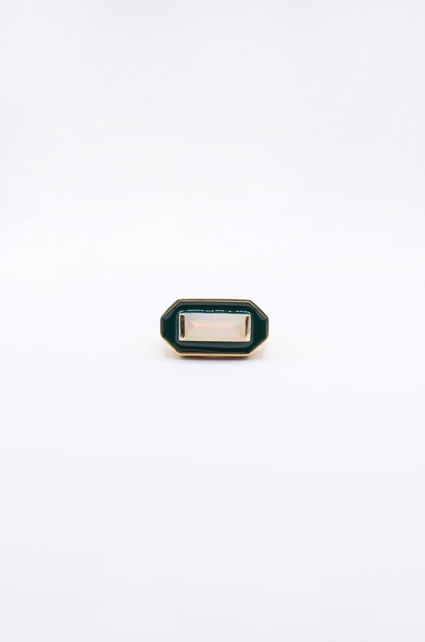 ALIITA - Deco Maxi Baguette Enamel Ring