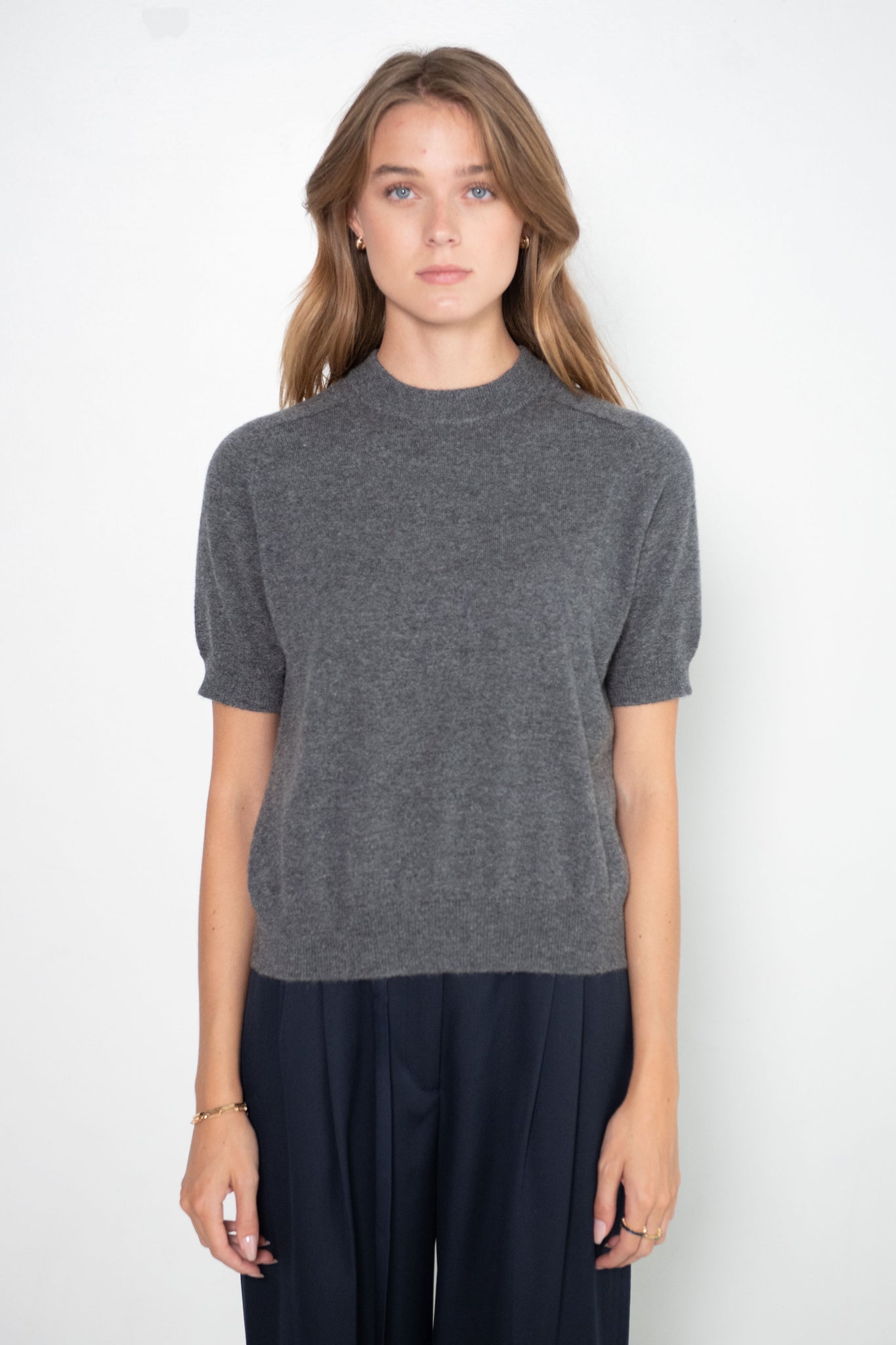 Demylee - Irelia Top, Dark Heather Gray