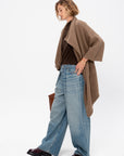 Irelia Fine Merino Wool Top, Moss