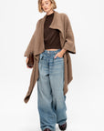 Irelia Fine Merino Wool Top, Moss