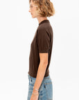 Irelia Fine Merino Wool Top, Moss