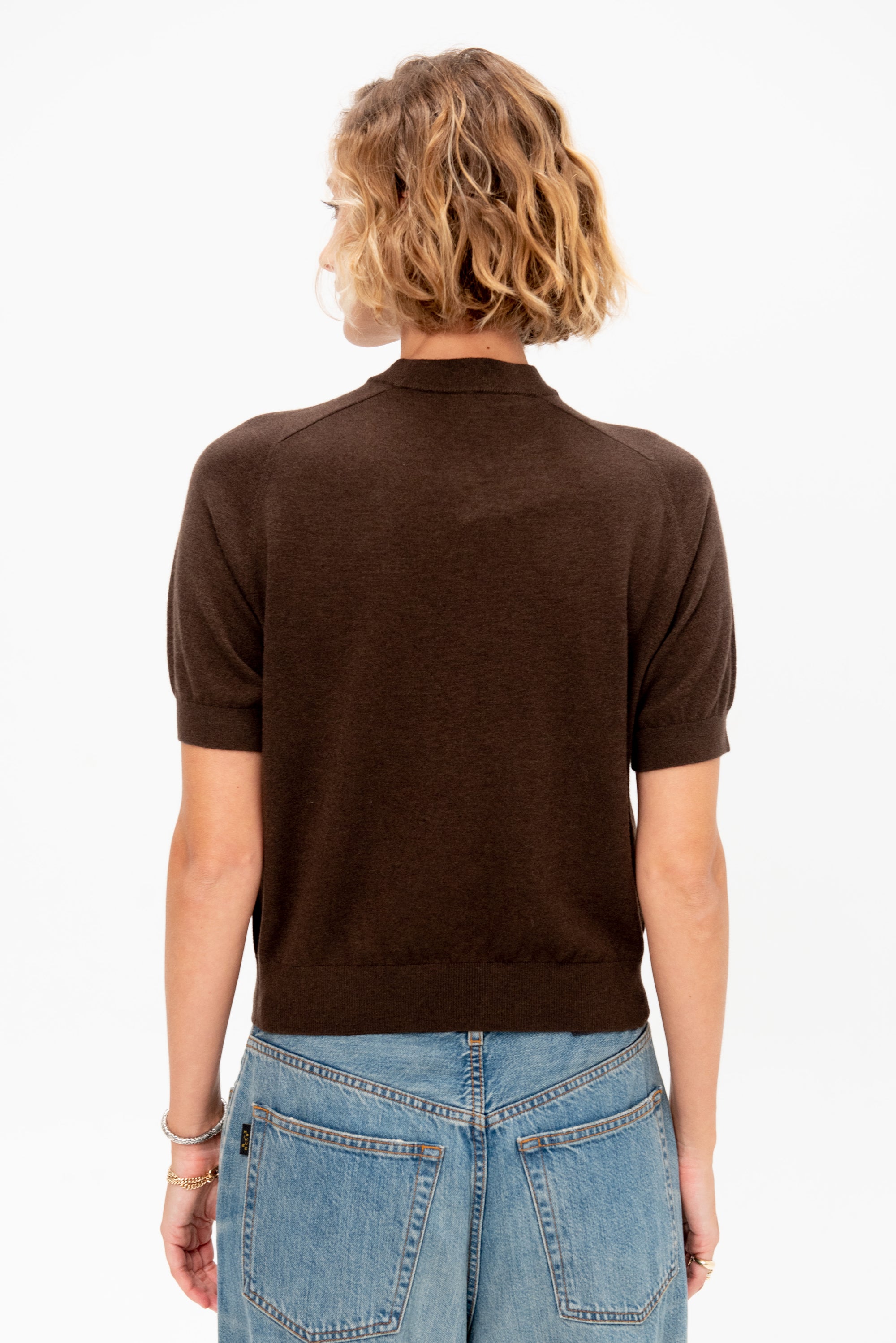 Irelia Fine Merino Wool Top, Moss