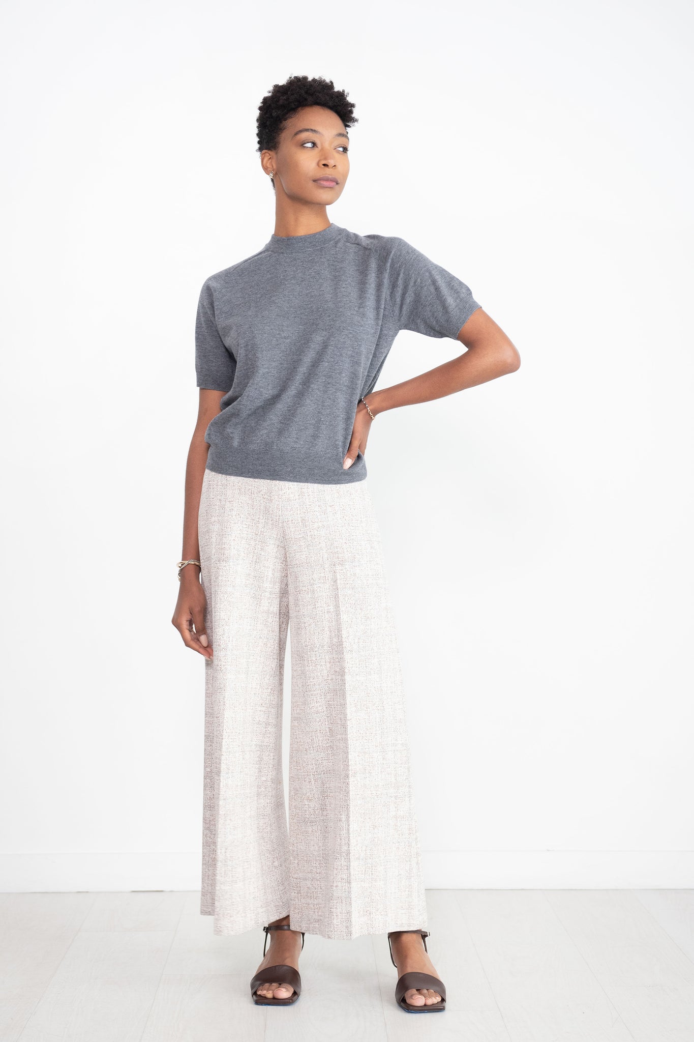 Demylee - Irelia Top, Heather Gray