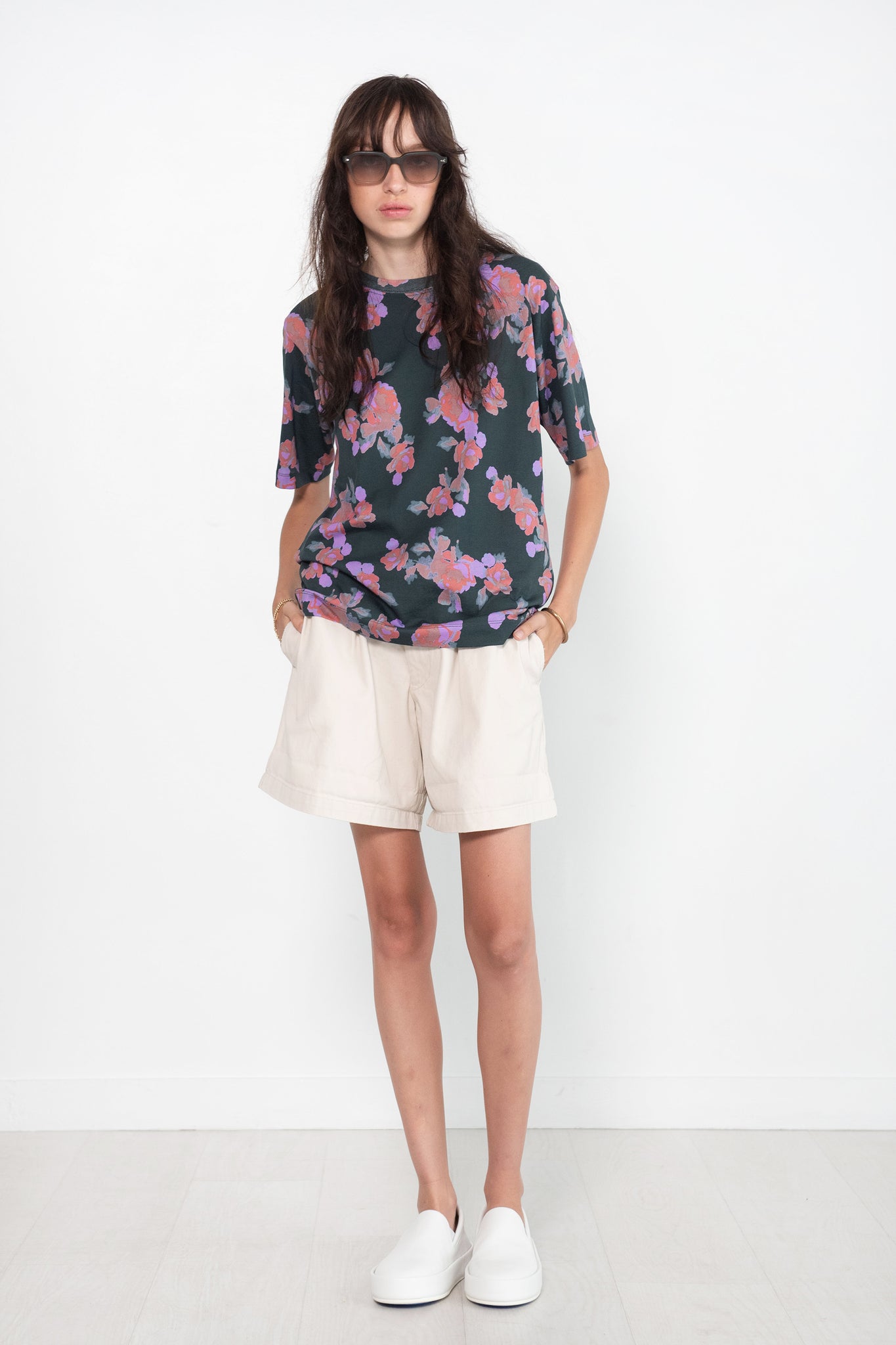 DENIMIST - Blair Double Pleated Short, Ivory