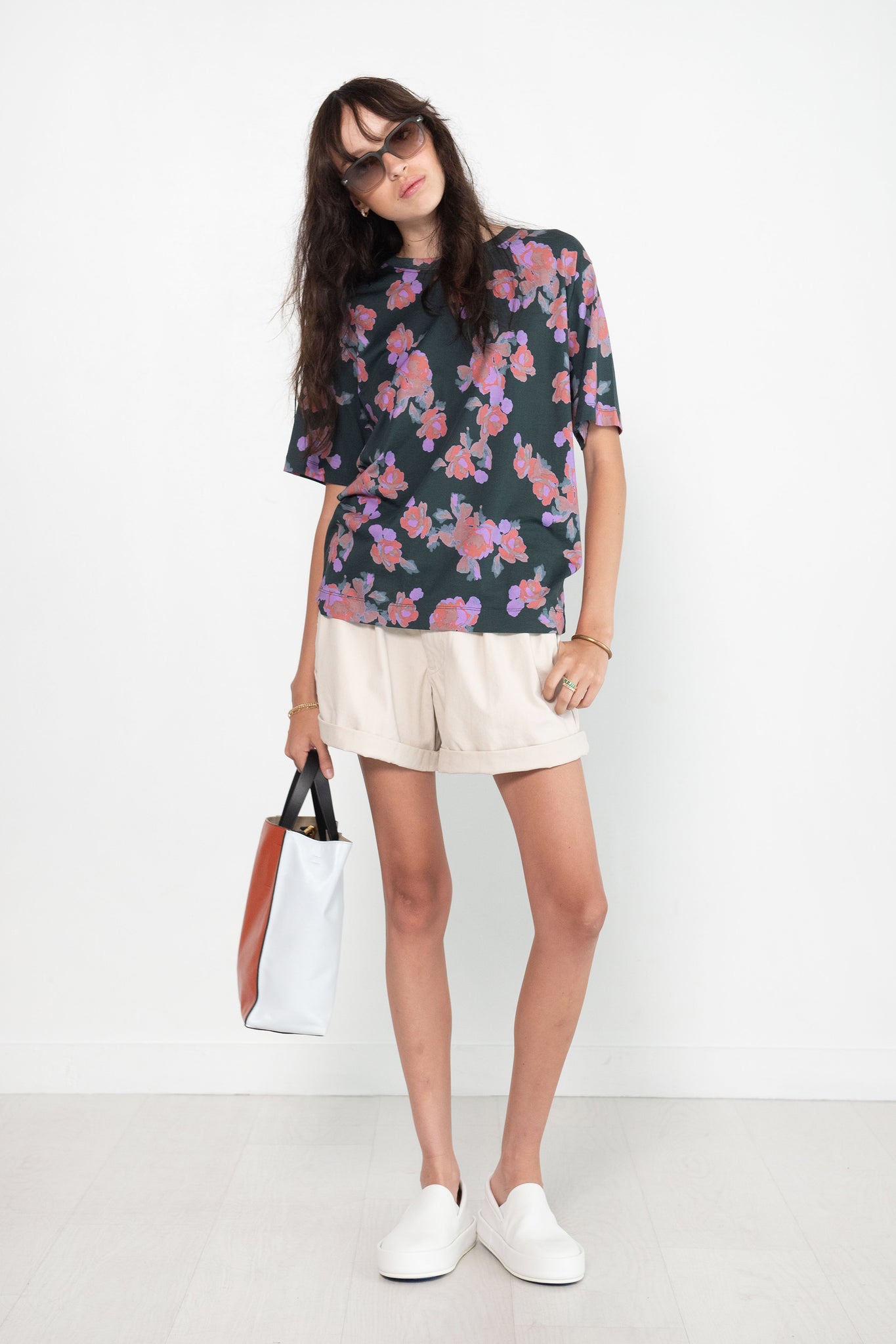 DENIMIST - Blair Double Pleated Short, Ivory