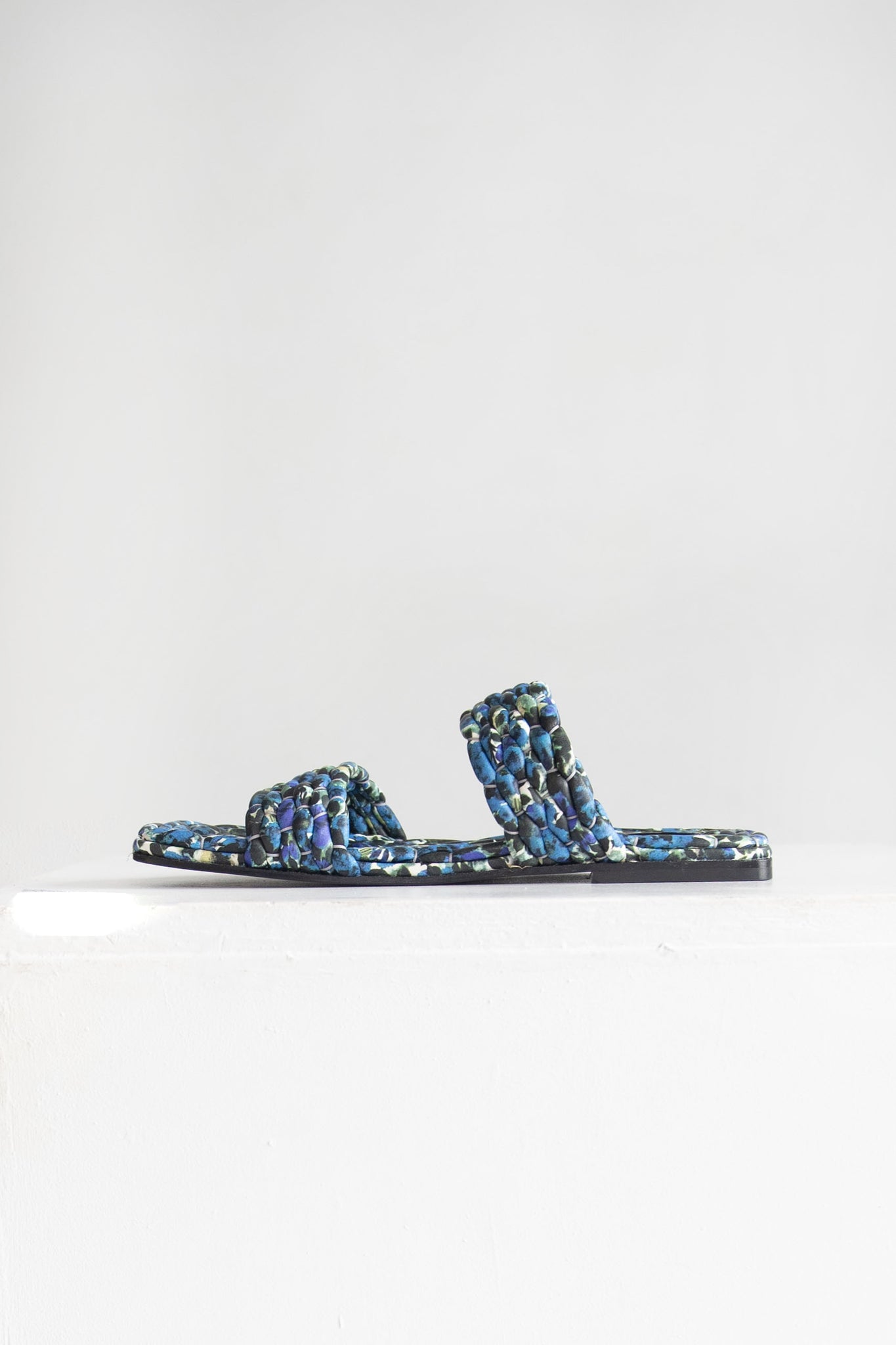 Dries Van Noten - Woven Slide Sandal, Blue