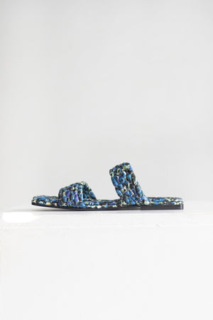 Dries Van Noten - Woven Slide Sandal, Blue