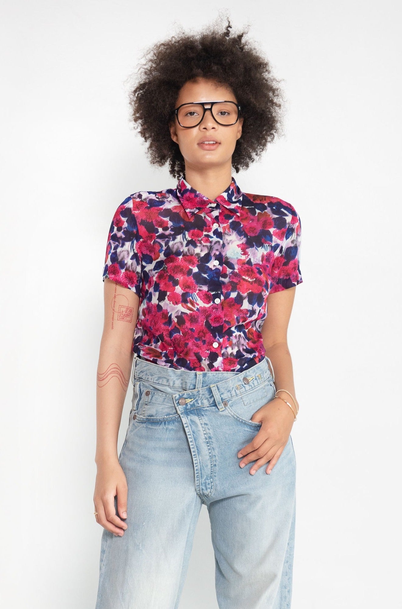 Dries Van Noten - Cloudy Shirt, Fuscia