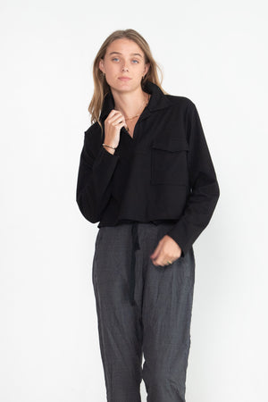 Dries Van Noten - Collared Jersey Pullover, Black