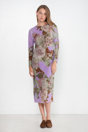 Dries Van Noten - Floral Print Dress, Lilac
