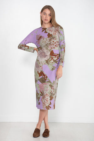 Dries Van Noten - Floral Print Dress, Lilac