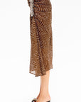 Embellished Skirt, Brown