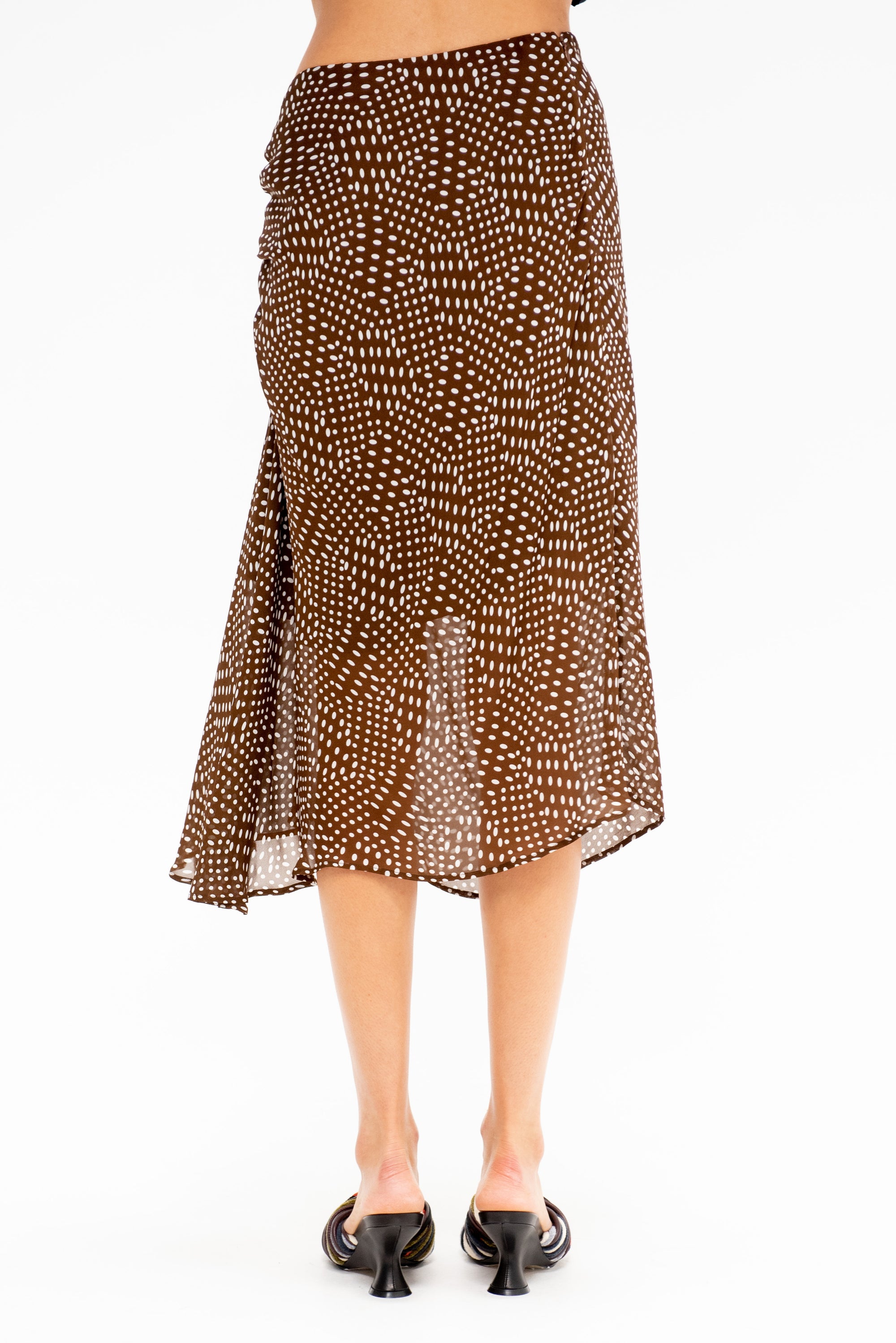 Embellished Skirt, Brown