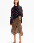 Embellished Skirt, Brown
