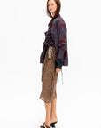 Embellished Skirt, Brown