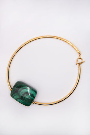 Dries Van Noten - Single Stone Necklace, Malachite