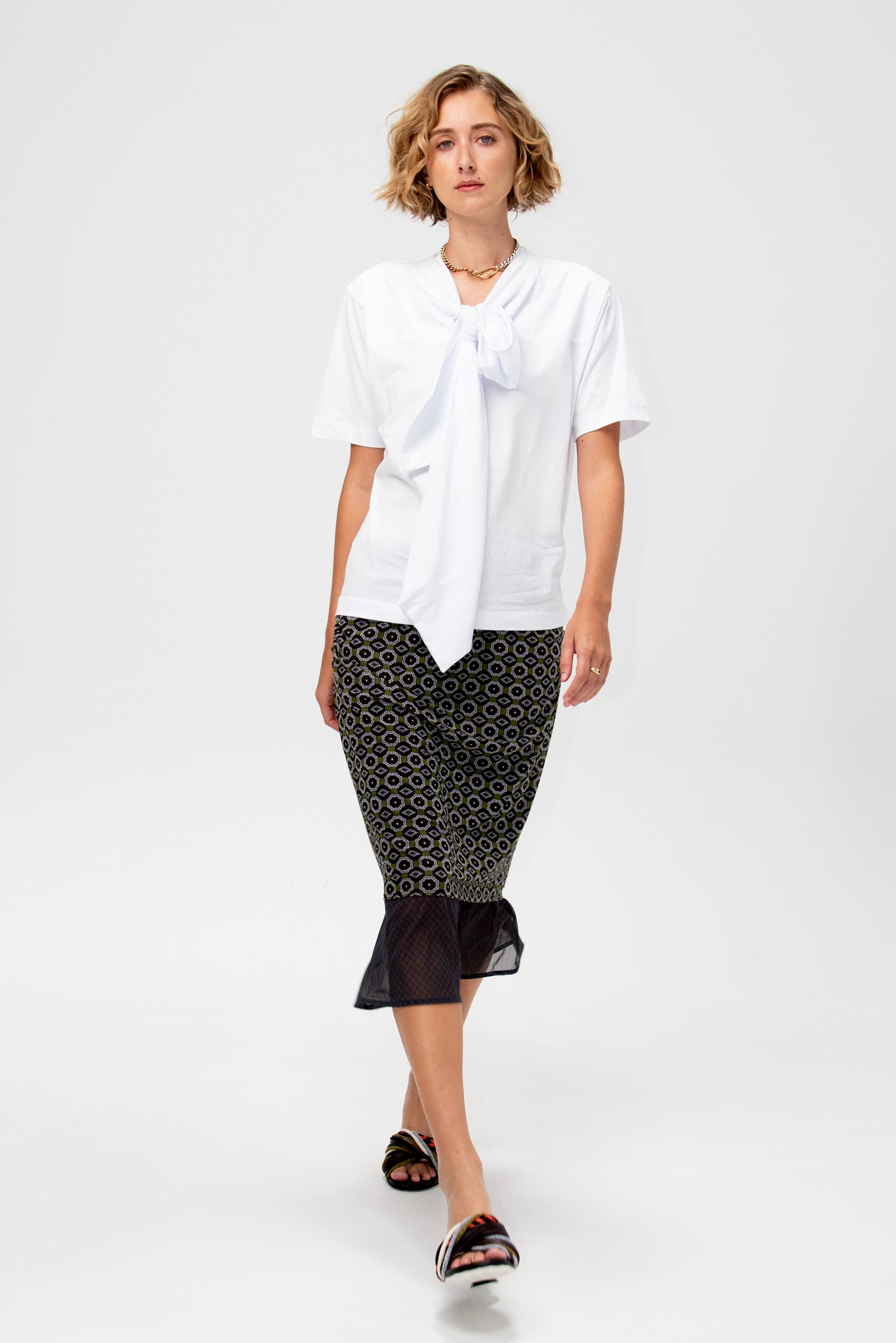 Dries Van Noten Knot T-Shirt, White – Kick Pleat