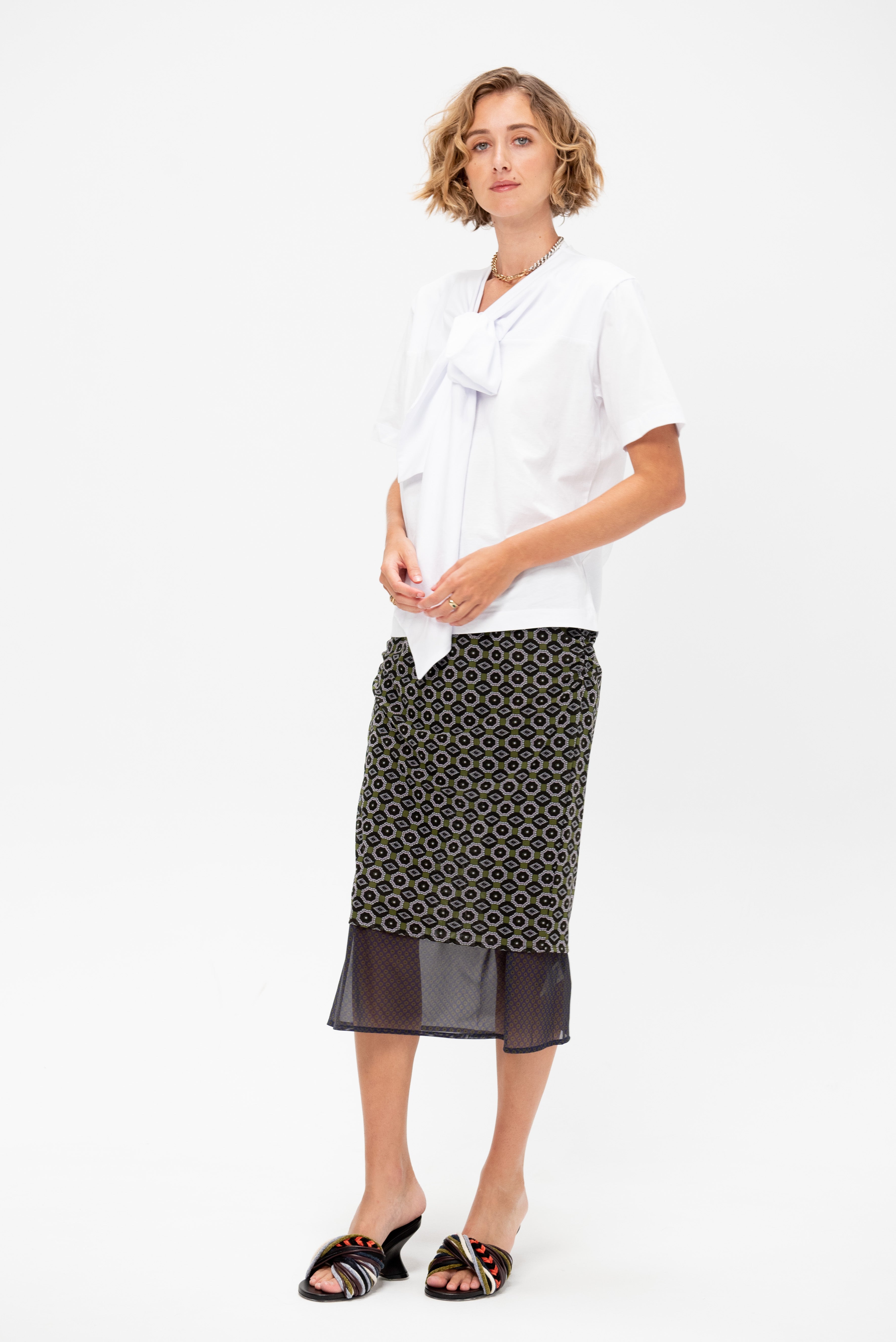 DRIES VAN NOTEN カットソー Dries Van Noten Knot T-Shirt, White – Kick Pleat
